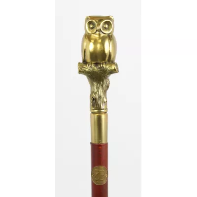 Gehstock mit Bronzegriff 93,8cm