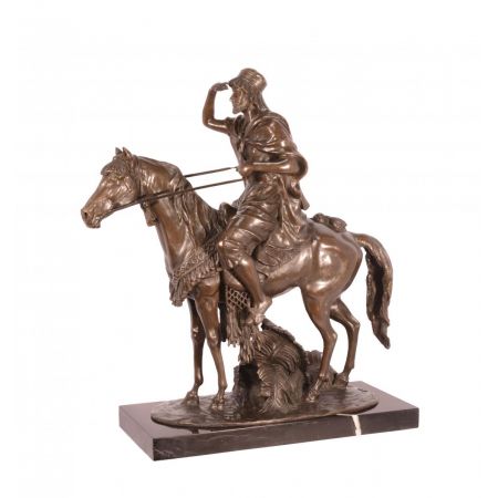 Bronzefigurn Arab Sentry 50x45cm