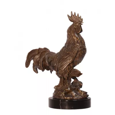 Bronzefigur Rooster 31cm