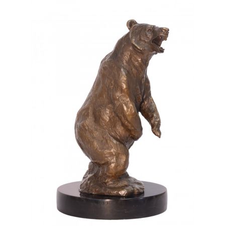 Bronzefigur Standing Brown Bear 35,5x20,9x22,4cm