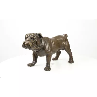 Bronzefigur English Stierdog 31x24,1x54,5cm