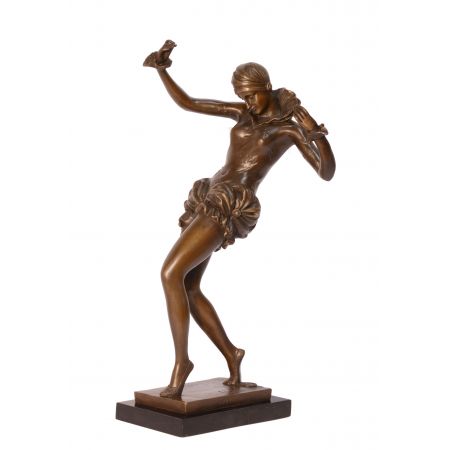 Bronze Dancer Hxwxl: 31,5 X 14,5 X 14 Cm.