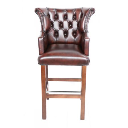 "Blackstone Bar Chair" Chesterfield Barhocker