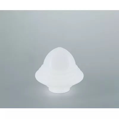 Berliner Messinglampen Ersatzschirm 121op weiß glänzend 14x17cm / 8cm