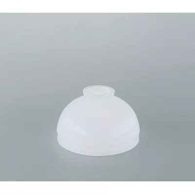 Berliner Messinglampen Ersatzschirm 15op weiß glänzend 8x15cm / 6cm