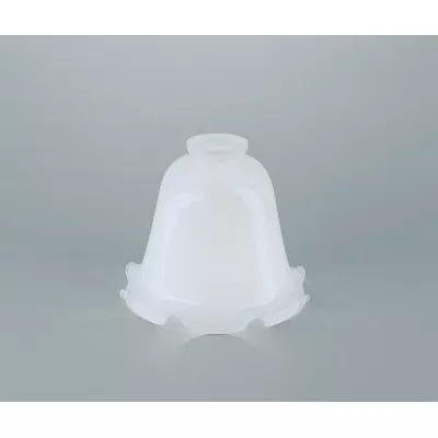 Berliner Messinglampen Ersatzschirm 20op weiß glänzend 14x19cm / 6cm