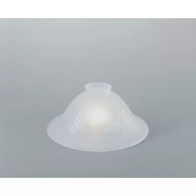 Berliner Messinglampen Ersatzschirm 22ae ätzmattiert 9x22cm / 6cm