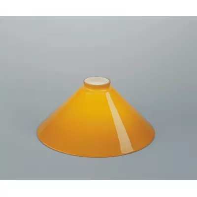 Berliner Messinglampen Ersatzschirm 25co cognac 12x25cm / 6cm