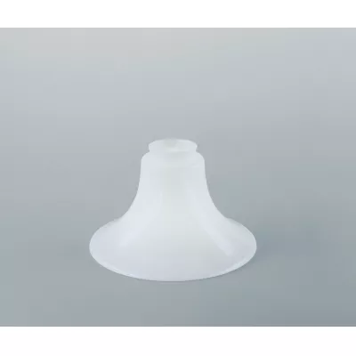 Berliner Messinglampen Ersatzschirm 41op weiß glänzend 11x20cm / 6cm