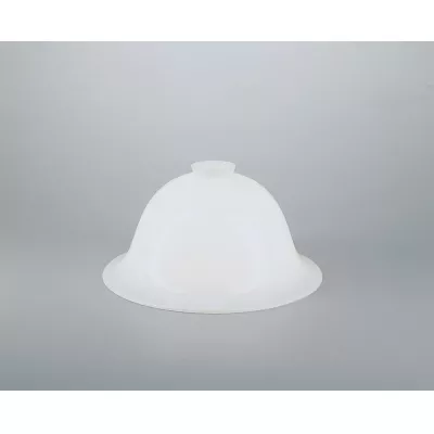 Berliner Messinglampen Ersatzschirm 50op weiß glänzend 14x29cm / 6cm