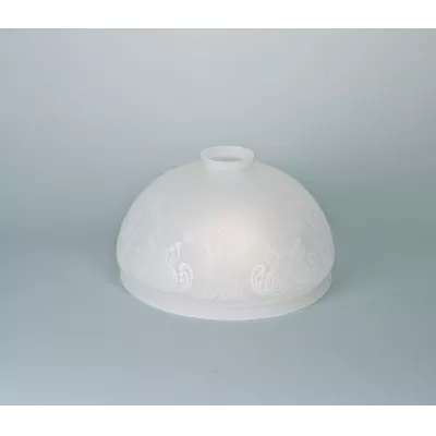 Berliner Messinglampen Ersatzschirm 65ae ätzmattiert 13x24cm / 6cm