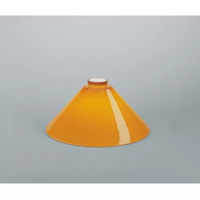 Berliner Messinglampen Ersatzschirm 70co cognac 14x30cm / 6cm