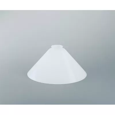 Berliner Messinglampen Ersatzschirm 70op weiß glänzend 14x30cm / 6cm