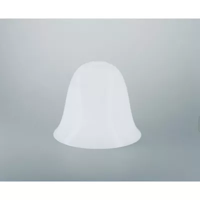 Berliner Messinglampen Ersatzschirm 71op weiß glänzend 21x26cm