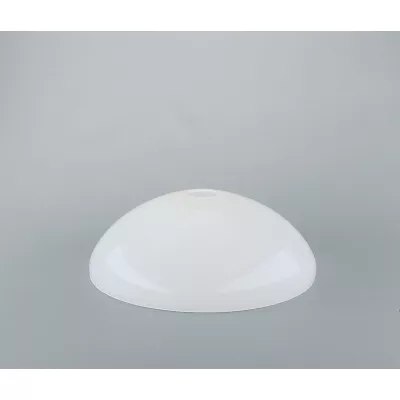 Berliner Messinglampen Ersatzschirm 98op weiß glänzend 12x32cm
