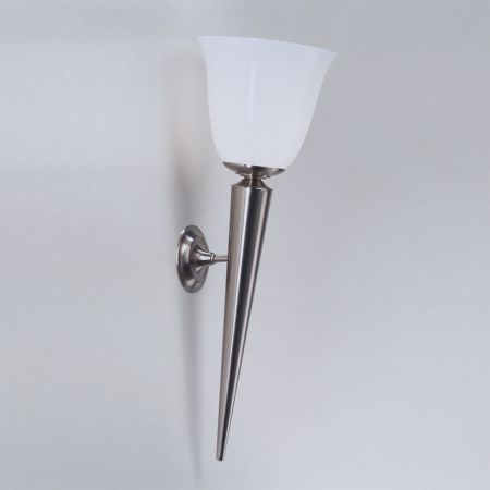 Wandlampe A95 in Nickel matt