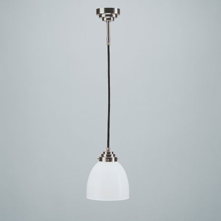 Berliner Messinglampen Pendelleuchte PS64 in Nickel matt