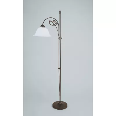 Berliner Messinglampen Stehlampe T8ST02 in Antik