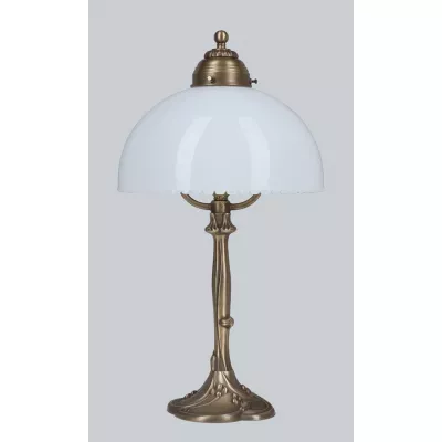 Berliner Messinglampen Nachttischlampe V14 in Berliner Messing