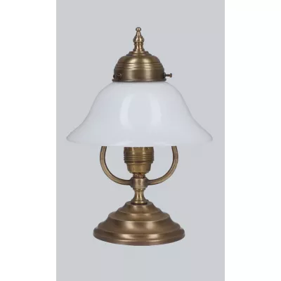 Berliner Messinglampen Nachttischlampe V20 in Berliner Messing