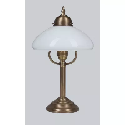 Berliner Messinglampen Nachttischlampe V23 in Berliner Messing
