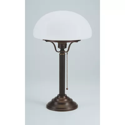 Berliner Messinglampen Tischlampe Pilz Z1 in Antik