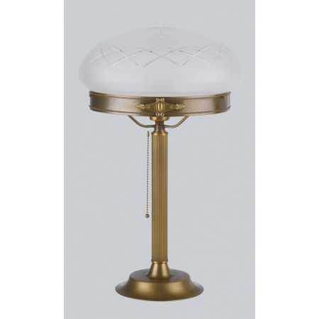 Berliner Messinglampen Tischlampe "Mushroom Pattern"