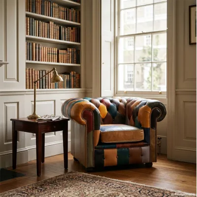 Chesterfield Ledersessel, Original englischer "London Fun"