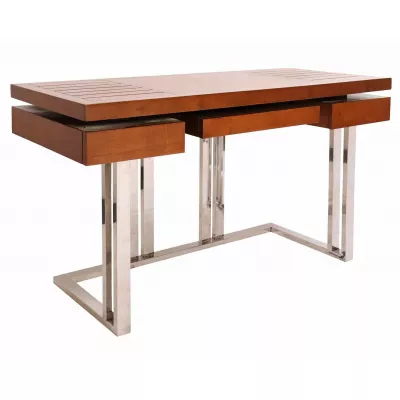 "Pirogue Inox" Schreibtisch Art Deco Style 