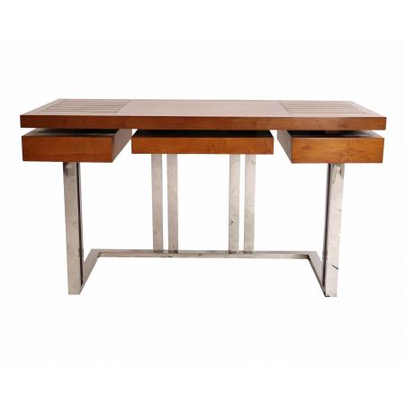 "Pirogue Inox" Schreibtisch Art Deco Style