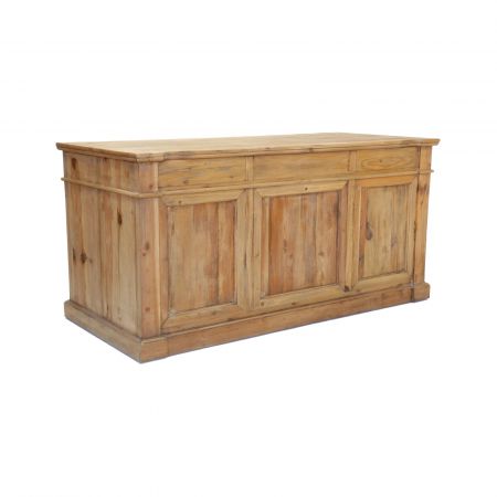 Büroschreibtisch "Barn" aus Massivholz im Landhausstil