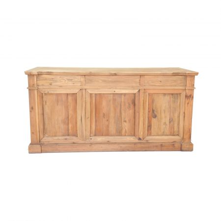 Büroschreibtisch "Barn" aus Massivholz im Landhausstil