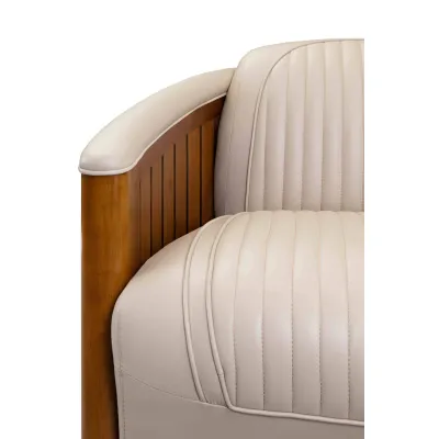 "Nautic" Clubsofa 2-Sitzer Beige 
