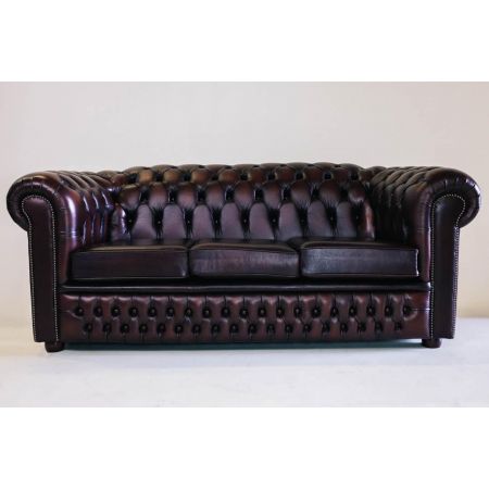 "London Classic" Chesterfield Sofa, 3-Sitzer, Sofort Lieferbar