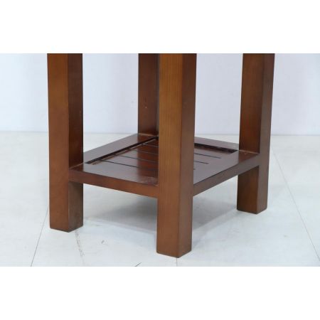 Campaign Stil Beistelltisch, in Mahagoni, mit Schublade