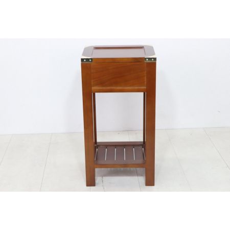 Campaign Stil Beistelltisch, in Mahagoni, mit Schublade