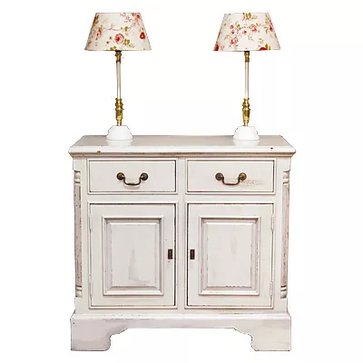 Sideboard 2D/2D Croco White und French Antique 105x48x95