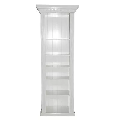 Bücherschrank I Shining White 85x45x220