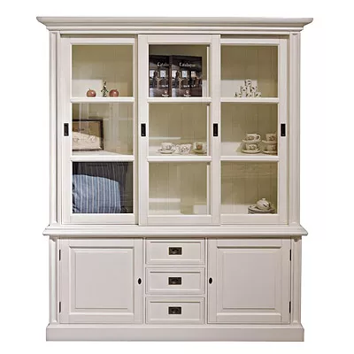 Glas Vitrine Shining White CLA-DC-012 183x49x220