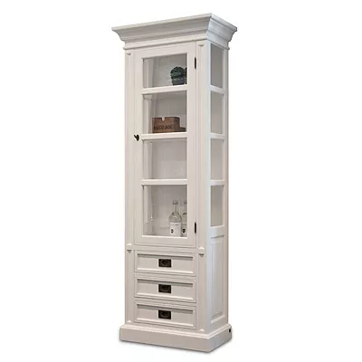 Wandschrank Vitrine Cream CL-DR-017 70x40x201