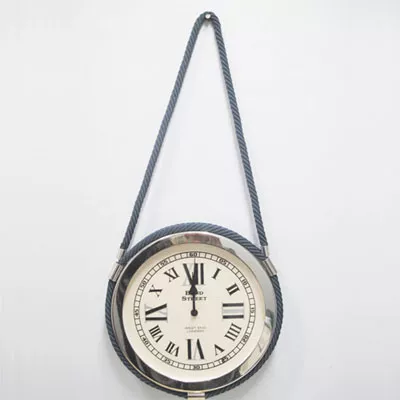 Wand Uhr Blue Rope 60x60x5