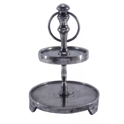 Moderne Edelstahl Etagere 2 Ebenen Kuchenetagere