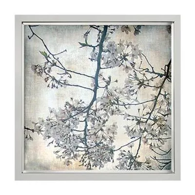 Wanddekoration Bild Malerei Blüten Frühling Frühlingsdekoration I 30x60