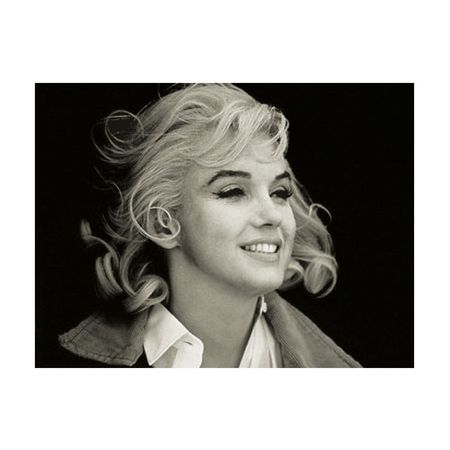 Bild schwarz-weiß Marilyn Monroe Wandnild Leinwand Fotoleinwand 60x80