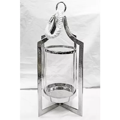 Windlicht Kerzenglas Edelstahl Kerzenhalter D35 H71