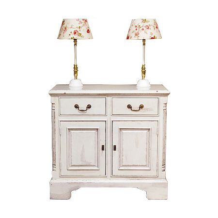 Sideboard 2D/2D Shining White/New Grey 105x48x95