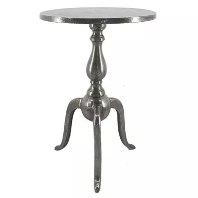 Edelstahl Alu Tisch RND Top Beistelltisch 38x55cm
