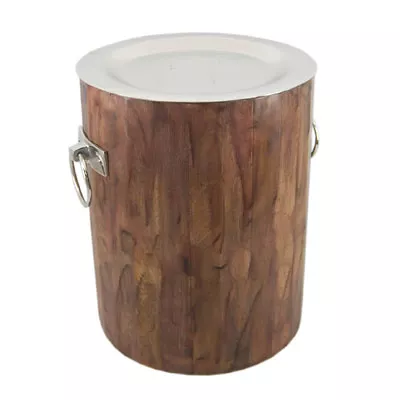 Holz Tisch Alu Top D38 H46
