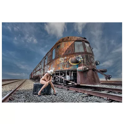 Bild "Orient Express" Leinwand Fotoleinwanf Wanddekoration 120x80