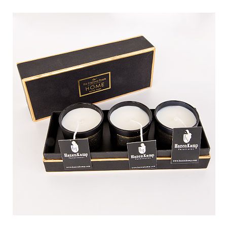 Votive Candle Gift Set Box Bitter Rose